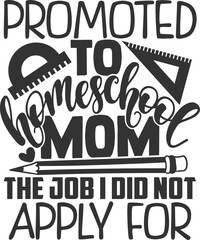 Promoted To Homeschool Mom The Job I Did Not Apply For - Homeschool Illustration