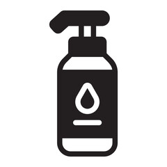 body lotion glyph icon