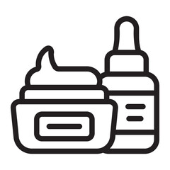 skincare line icon