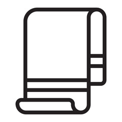 towel line icon