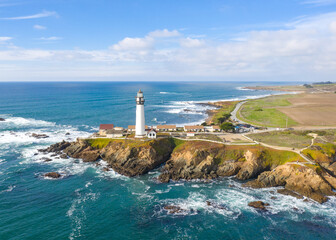 Lighthouse on Santa Cruz Cliff / Pacific Coast