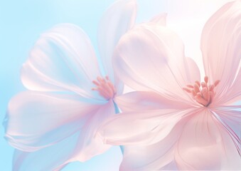 Obraz na płótnie Canvas Close-Up of a Gentle Flower's Elegance background