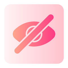 hiding gradient icon