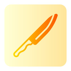 knife gradient icon