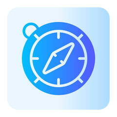 compass gradient icon