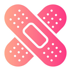 bandages gradient icon