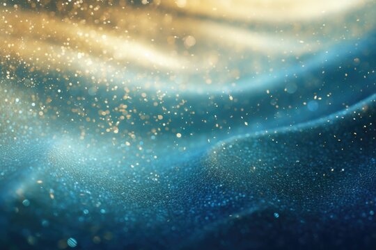 Navy and Gold glitter background