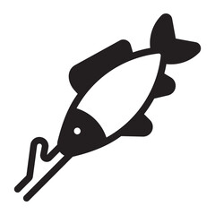 fish glyph icon