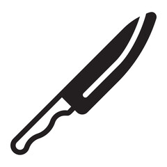knife glyph icon