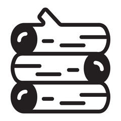 log glyph icon