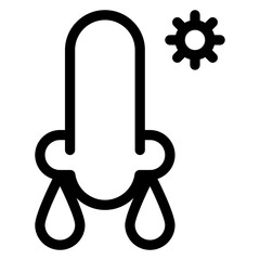 runny nose vector design icon .svg