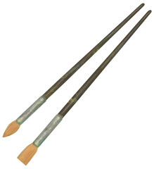 絵の具用の筆 絵画