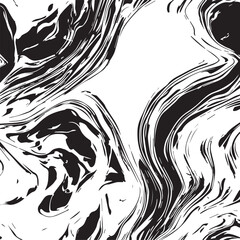 Marble abstract liquid background. Marbling artwork texture. Agate ripple pattern. Modern, Contemporary, 3d illustration black and white texture