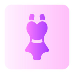 swimsuits gradient icon