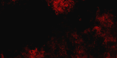 Red powder black background Freeze motion of red color dust particles splashing splashes of light and dark on a red light and a dark background Beautiful Abstract Grunge Decorative Red Wall Texture