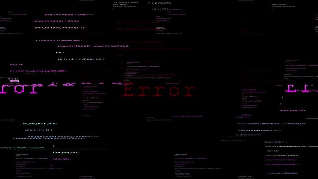 Animation Of The Error of The Computer Code