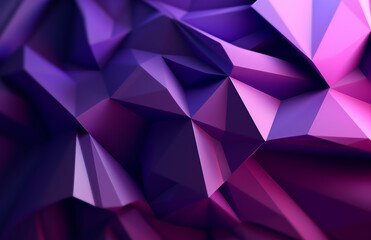 Abstract 3d rendering of polygonal geometric background. 