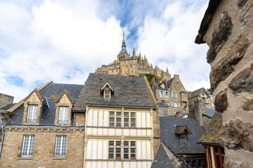 Blick auf die Abtei von Le Mont-Saint-Michel