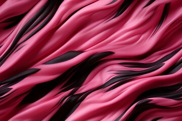 pink zebra print with striking black and pink stripes