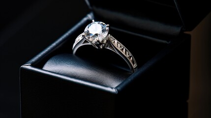 ring with diamonds   generated by AI
