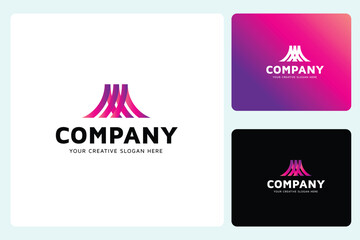 Creative Triangle Symbolic Logo Design Template