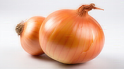Onion. Isolated on a White Background