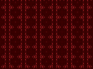 Red metal abstract background with retro concept. Unique red steel ornament..