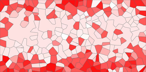  Red stone background with rock pattern, macro. Texture of abstract backdrop with black outlines Multicolor Broken Stained Glass Background quartz pattern art red mosaic from fragments.