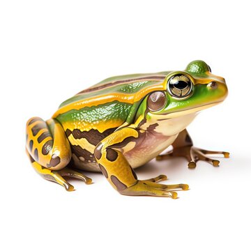Green and golden bell frog Litoria aurea