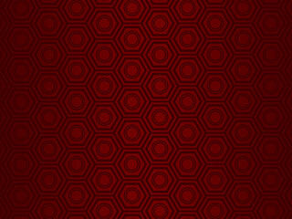 Red metal abstract background with retro concept. Unique red steel ornament..