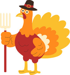 Turkey and Pitchfork