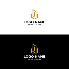 construction logo design abstract