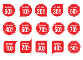 Sale Tags Assortment in Vector