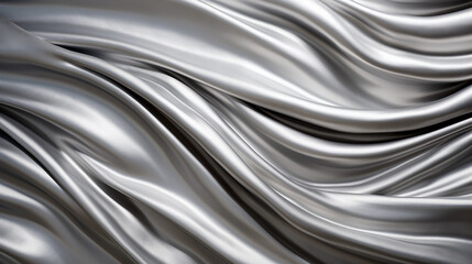 Silver Sheen: Textured Abstraction