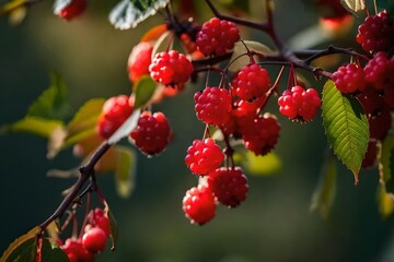 red berries on a branch