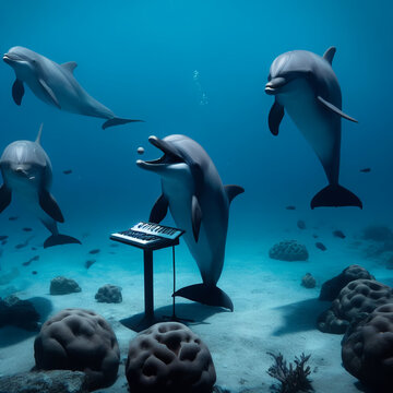 dolphin singing to other dolphins