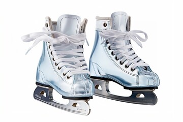 ice skates isolated on white background