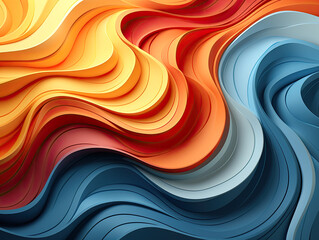 Abstract curvy background.