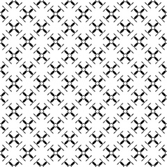 Black seamless abstract pattern. Overlay for background and backdrop. Ornamental design. PNG graphic illustration with transparent background.
