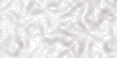 Topographic map in contour line light topographic topo contour map and ocean topographic line map with curvy wave isolines vector and Topographic map background concept.