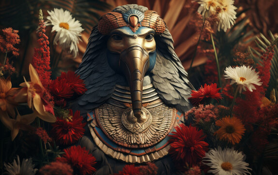 Horus, Egyptian god of kingship, healing, protection, the sun and the sky.