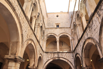  Interior of Sponza Palace in Dubrovnik, Croatia