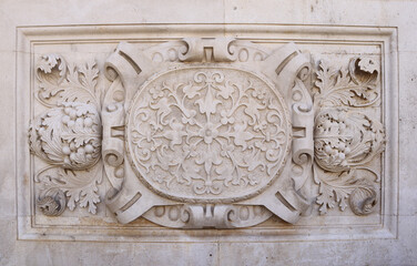 Detail of Church of St. Vlasius in Dubrovnik, Croatia