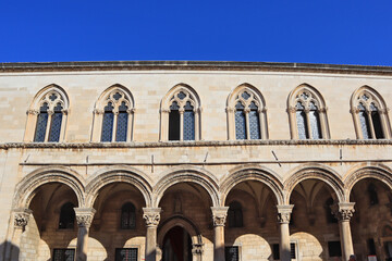 Fototapeta na wymiar Princely Palace in Dubrovnik, Croatia