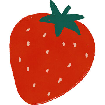 Strawberry, strawberry illustration, cute strawberry, hand picture strawberry, fruit