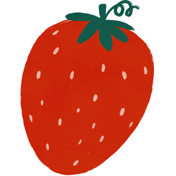Strawberry, strawberry illustration, cute strawberry, hand picture strawberry, fruit