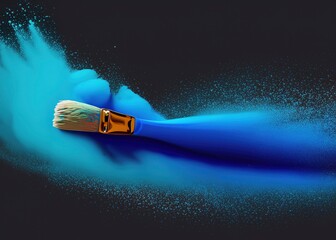 Abstract Paint Brush – Fast as a rocket