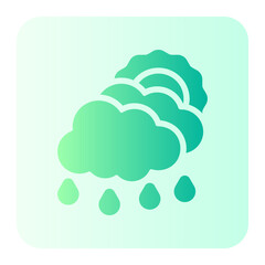rainy gradient icon