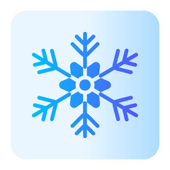 snowflake gradient icon