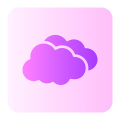 cloudy gradient icon